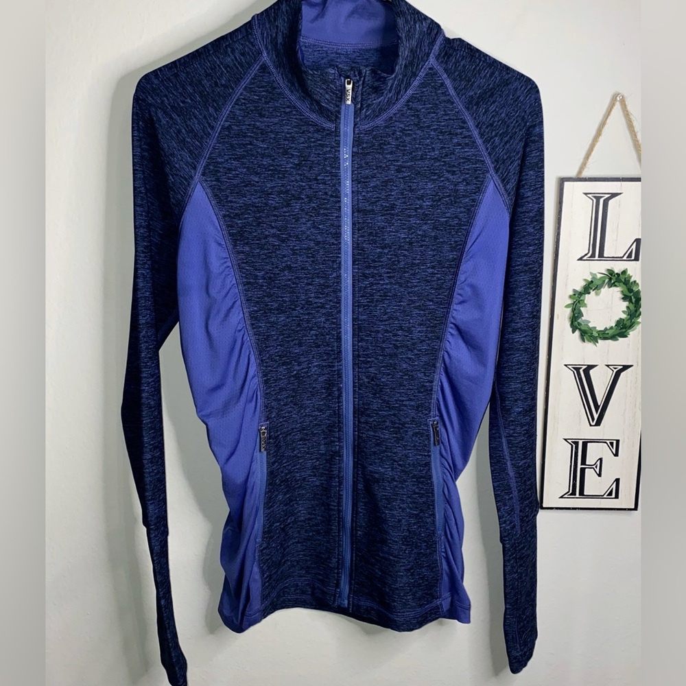 VICTORIA SECRET VSX SPORT BOMBSHELL PURPLE FULL ZIP JACKET